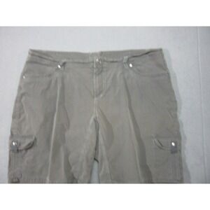 Kuhl Shorts Womens 20W Gray Stretch Hiking Outdoor Kontra Cargo Pockets Utility